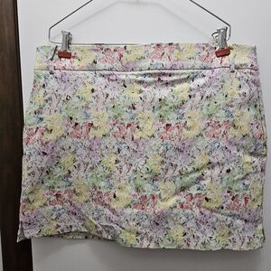 Attyre Pastel Mosaic Mini Skirt